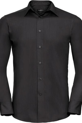 Russell Collection R924M - Men's Tailored Fit Easy Care Poplin Dress Shirt