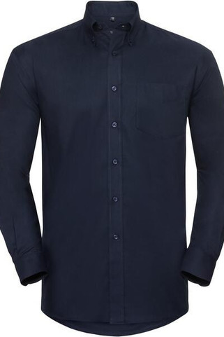 Russell Collection R932M - Mens Oxford Shirt Long Sleeve 135gm