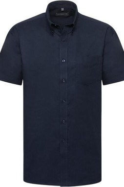 Russell Collection R933M - Mens Easy-Care Short Sleeve Oxford Shirt