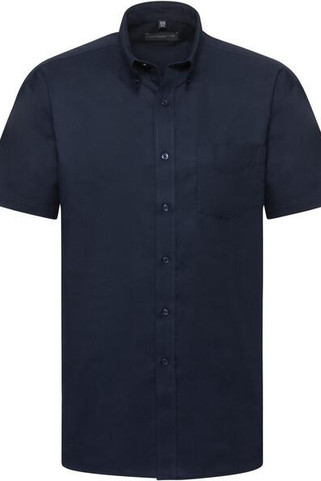 Russell Collection R933M - Mens Easy-Care Short Sleeve Oxford Shirt