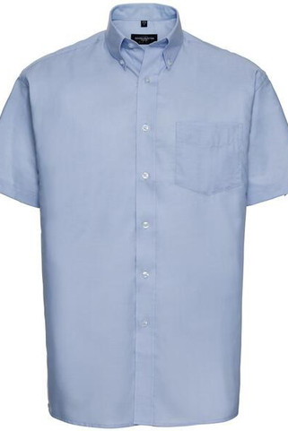 Russell Collection R933M - Mens Easy-Care Short Sleeve Oxford Shirt
