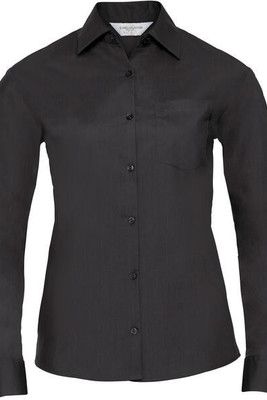 Russell Collection R934F - Women's Long Sleeve Easy-Care Poplin Work Shirt