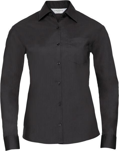 Russell Collection R934F - Women's Long Sleeve Easy-Care Poplin Work Shirt