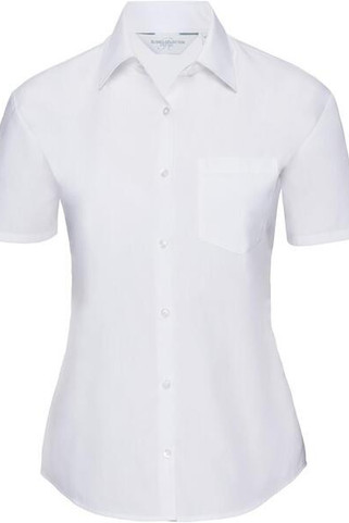 Russell Collection R935F - Elegant Ladies Short Sleeve Poplin Shirt