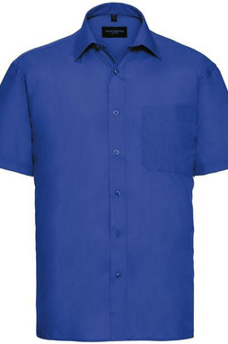 Russell Collection R935M - Mens Classic Fit Short Sleeve Poplin Shirt