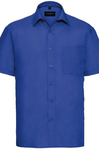 Russell Collection R935M - Mens Classic Fit Short Sleeve Poplin Shirt