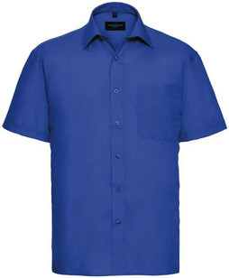 Russell Collection R935M - Mens Classic Fit Short Sleeve Poplin Shirt