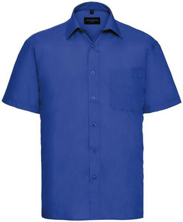 Russell Collection R935M - Men's Classic Fit Short Sleeve Poplin Shirt