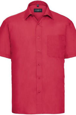 Russell Collection R935M - Mens Classic Fit Short Sleeve Poplin Shirt