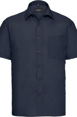 Russell Collection R935M - Mens Classic Fit Short Sleeve Poplin Shirt