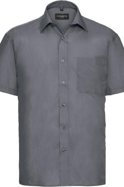 Russell Collection R935M - Mens Classic Fit Short Sleeve Poplin Shirt