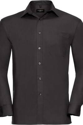 Russell Collection R936M - Elegant Easy Care Pure Cotton Poplin Shirt