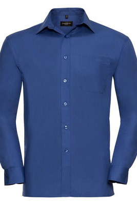 Russell Collection R936M - Elegant Easy Care Pure Cotton Poplin Shirt