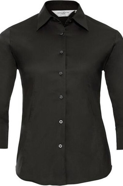 Russell Collection R946F - Modern Easy Care 3/4 Sleeve Fitted Ladies Shirt