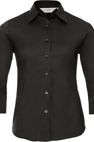 Russell Collection R946F - Modern Easy Care 3/4 Sleeve Fitted Ladies Shirt