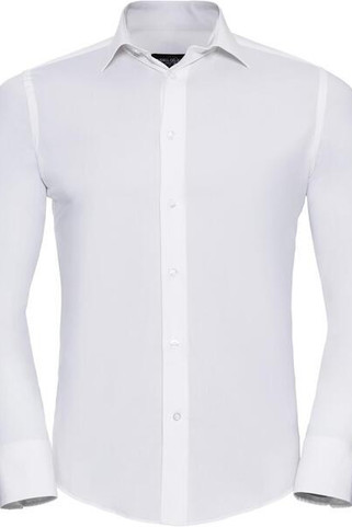 Russell Collection R946M - Easy Care Fitted Long Sleeve Shirt Mens
