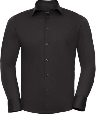Russell Collection R946M - Easy Care Fitted Long Sleeve Shirt Mens