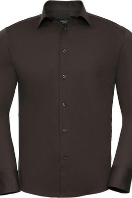 Russell Collection R946M - Easy Care Fitted Long Sleeve Shirt Mens
