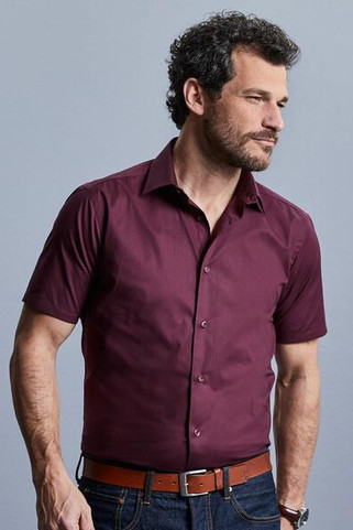 Russell Collection R947M - Modern Fit Easy Care Short Sleeve Work Shirt