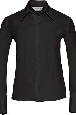 Russell Collection R956F - Luxurious Non-Iron Ladies Twill Shirt with Cocktail Cuff