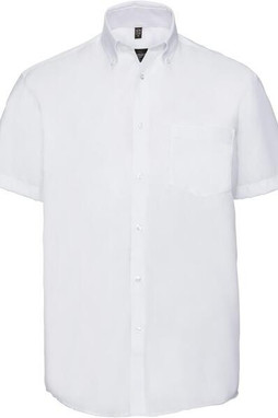 Russell Collection R957M - Premium Non-Iron Short Sleeve Twill Shirt for Men
