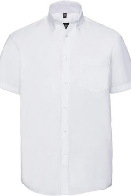 Russell Collection R957M - Premium Non-Iron Short Sleeve Twill Shirt for Men