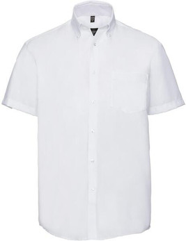 Russell Collection R957M - Premium Non-Iron Short Sleeve Twill Shirt for Men