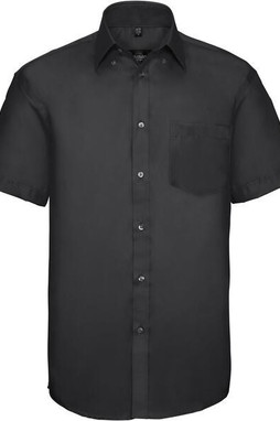 Russell Collection R957M - Premium Non-Iron Short Sleeve Twill Shirt for Men