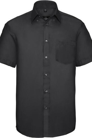 Russell Collection R957M - Premium Non-Iron Short Sleeve Twill Shirt for Men