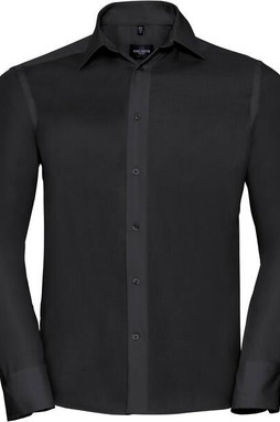 Russell Collection R958M - Luxurious Non-Iron Tailored Fit Twill Shirt for Men