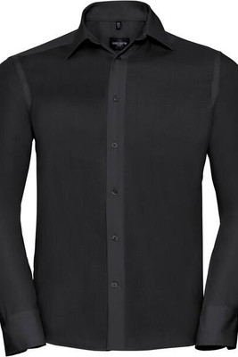 Russell Collection R958M - Luxurious Non-Iron Tailored Fit Twill Shirt for Men