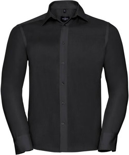 Russell Collection R958M - Luxurious Non-Iron Tailored Fit Twill Shirt for Men
