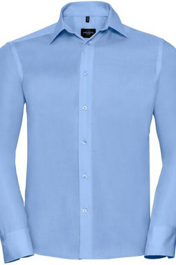 Russell Collection R958M - Luxurious Non-Iron Tailored Fit Twill Shirt for Men