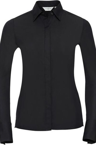 Russell Collection R960F - Elegant Stretch Cotton Business Shirt for Ladies