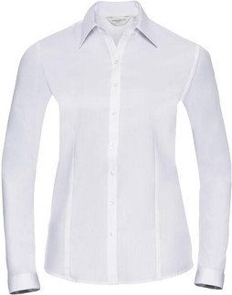 Russell Collection R962F - Elegant Herringbone Long Sleeve Womens Shirt