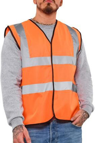 Warrior AA91 - High Visibility Safety Vest with Velcro Fastening