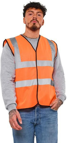 Warrior AA91 - High Visibility Safety Vest with Velcro Fastening