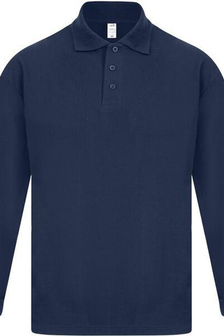 Casual Classics C1007 - Versatile Long Sleeve Polycotton Polo Shirt