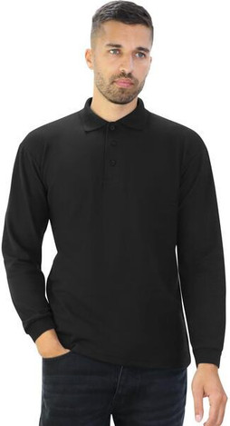 Casual Classics C1007 - Versatile Long Sleeve Polycotton Polo Shirt