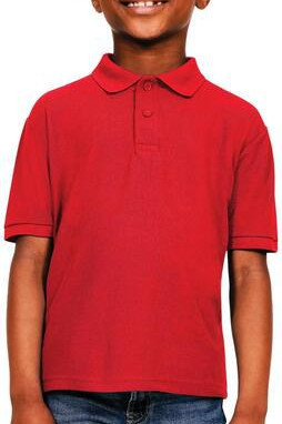 Casual Classics C101B - Durable Kids Polycotton Polo Shirt for School & Sports