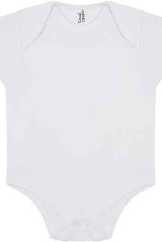 Casual Classics C800T - Premium Cotton Baby Body Suit with Short Sleeves