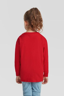 Fruit of the Loom F61007 - Durable Long Sleeve Kids T-Shirt for Sports & School