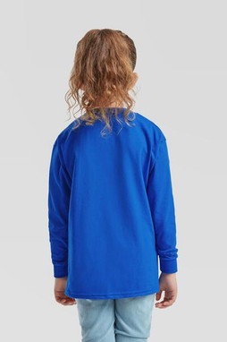 Fruit of the Loom F61007 - Durable Long Sleeve Kids T-Shirt for Sports & School