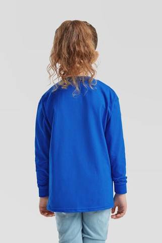 Fruit of the Loom F61007 - Durable Long Sleeve Kids T-Shirt for Sports & School