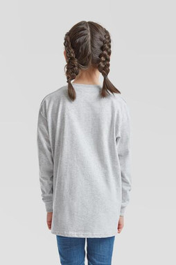 Fruit of the Loom F61007 - Durable Long Sleeve Kids T-Shirt for Sports & School