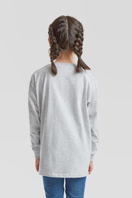 Fruit of the Loom F61007 - Durable Long Sleeve Kids T-Shirt for Sports & School