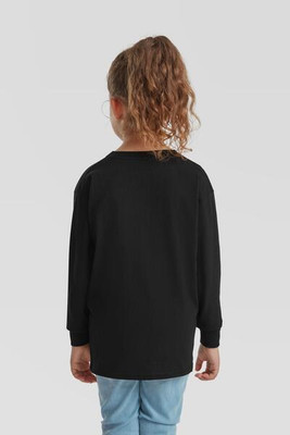 Fruit of the Loom F61007 - Durable Long Sleeve Kids T-Shirt for Sports & School