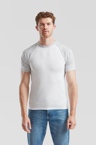 Fruit of the Loom F61026 - Classic Fit Short Sleeve Baseball T-Shirt