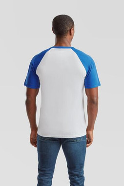 Fruit of the Loom F61026 - Classic Fit Short Sleeve Baseball T-Shirt