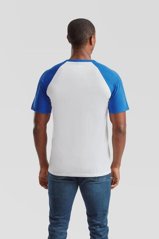 Fruit of the Loom F61026 - Classic Fit Short Sleeve Baseball T-Shirt